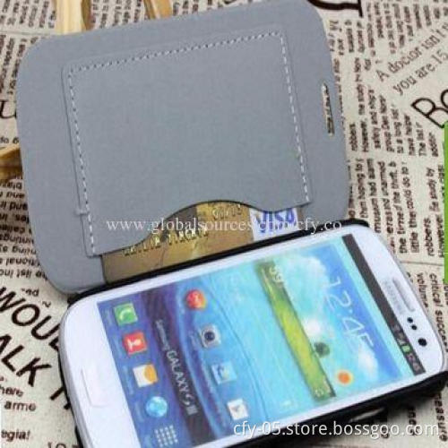 Fancy leather cell phone cases for Samsung galaxy s3 I9300